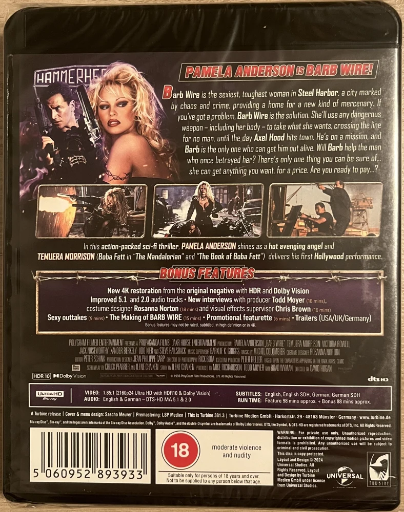 Barb Wire [4K Ultra HD] 1996