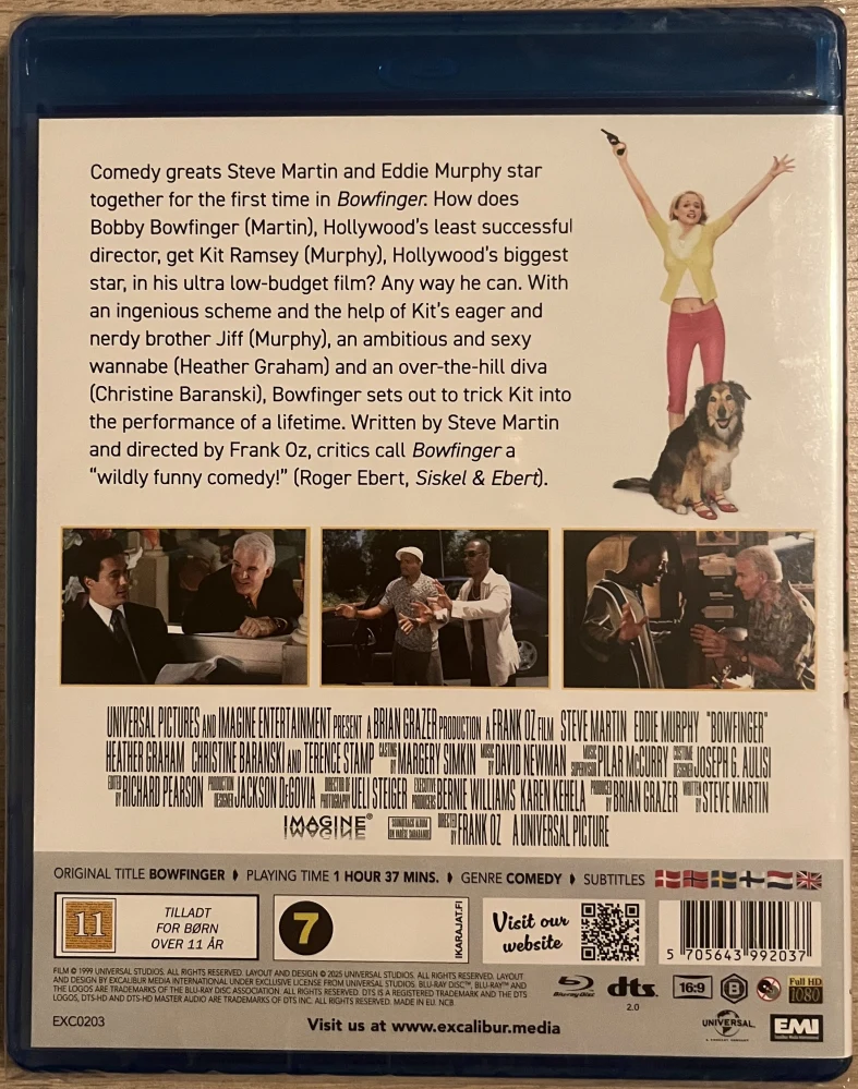 Koukkusormi - Bowfinger (Blu-ray)
