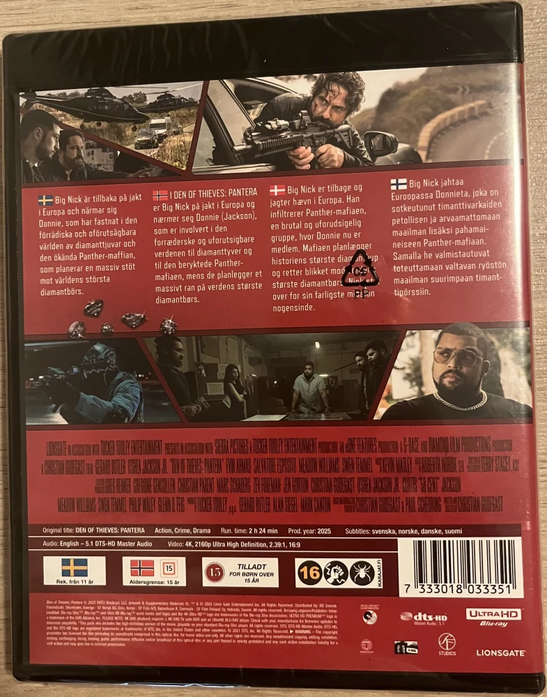 Den of Thieves: Pantera (2024) (4K UHD) Den of Thieves 2: Pantera