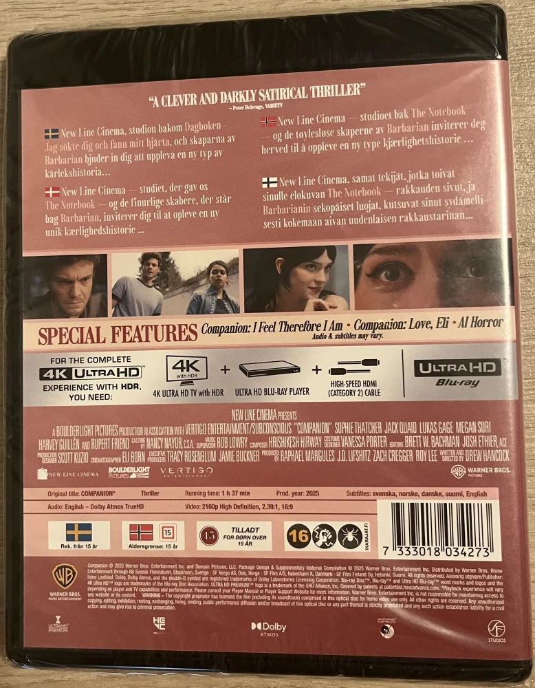 Companion (2025) (4K UHD)