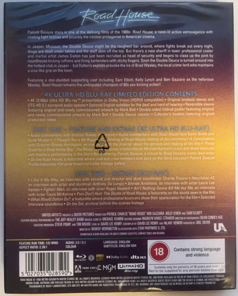 Road House - Kuuma Kapakka - Limited Edition (4K Ultra HD)