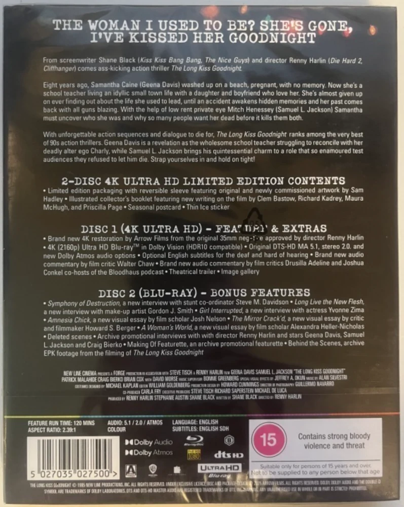 The Long Kiss Goodnight - Limited Edition (4K Ultra HD)