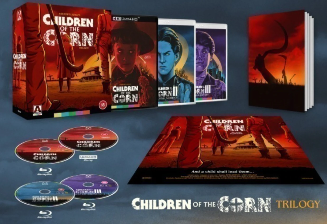 Children of the Corn - Trilogy - Limited Edition (4K Ultra + Blu-ray) Arrow