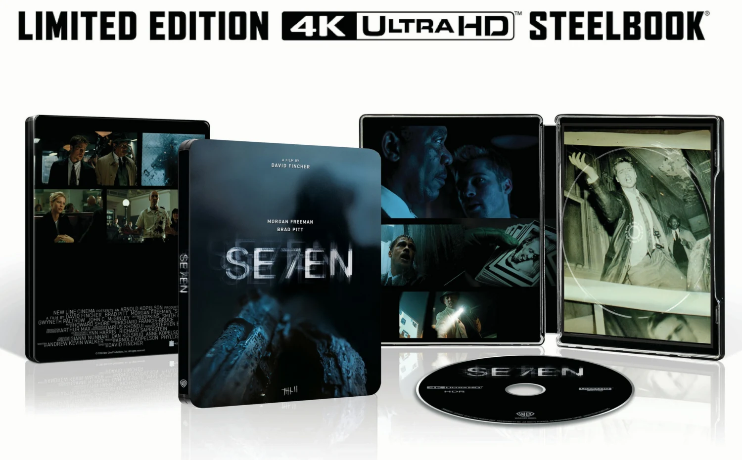 Seven - Limited Edition Steelbook [4K Ultra HD] Se7en [1995]