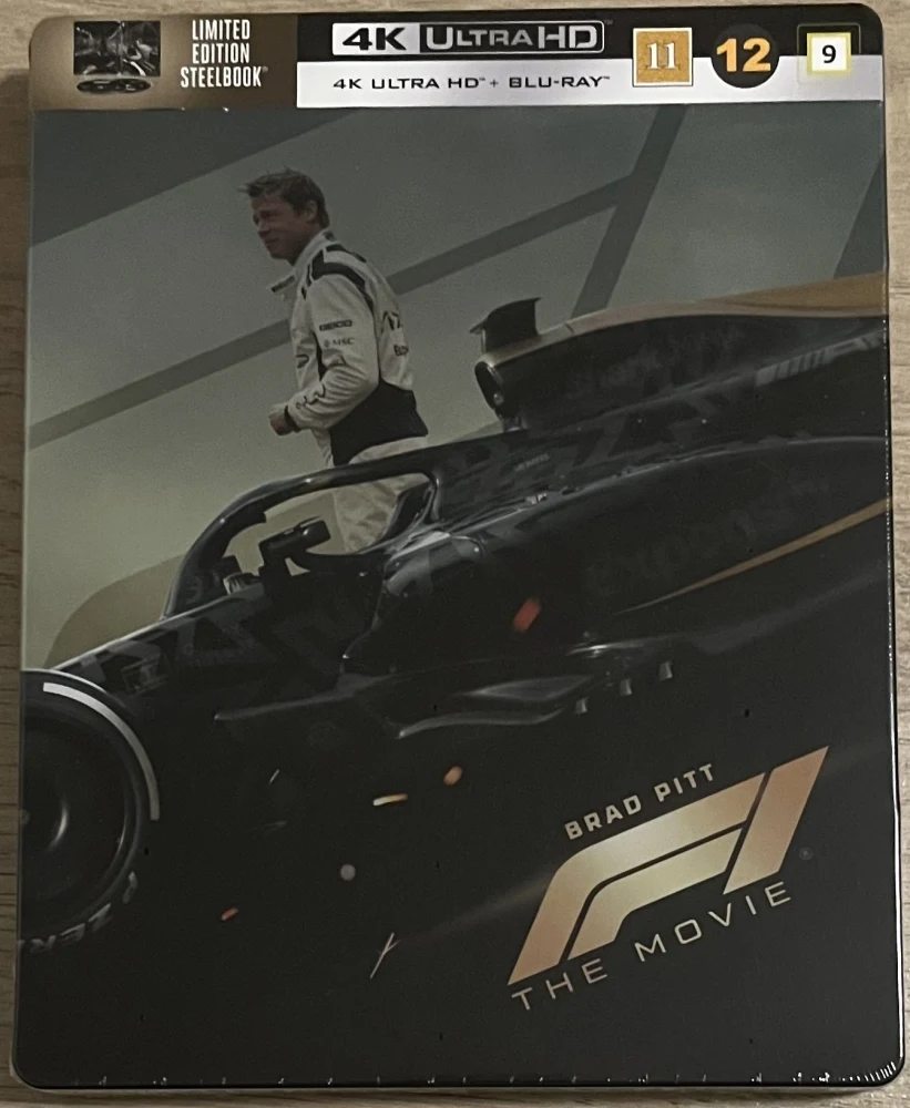 F1 - The Movie (2025) Limited Edition Steelbook (4K UHD + Blu-ray)