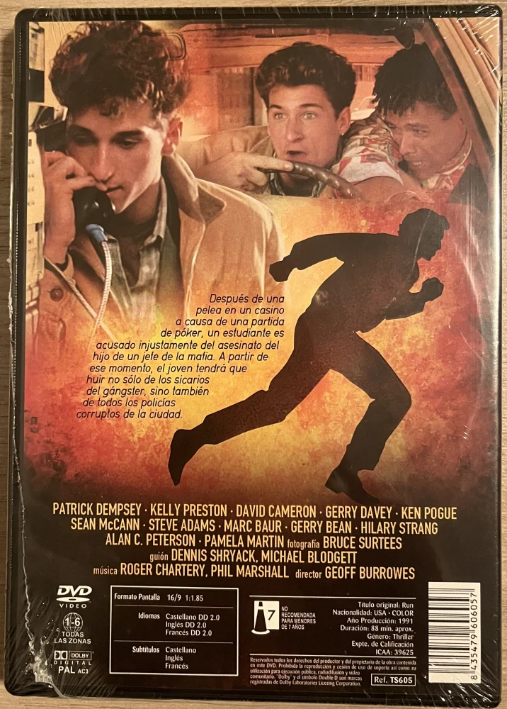 Run -Juokse henkesi edestä (1991) DVD