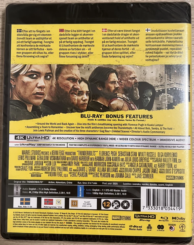 Thunderbolts* (2025) (4K UHD + Blu-ray)