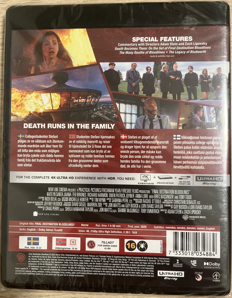 Final Destination: Bloodlines (2025) (4K Ultra HD)