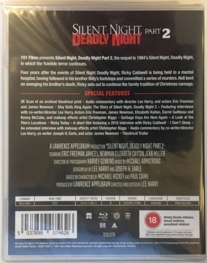 Silent Night Deadly Night - Part 2 [Blu-ray] 1987
