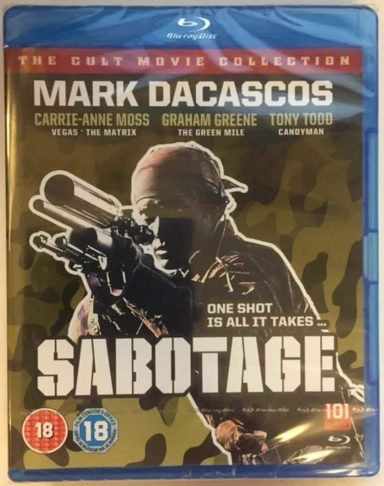 Sabotage [Blu-ray] Mark Dacascos (1996) 101 Films