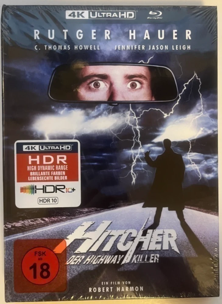 Liftari - The Hitcher - 2-Disc Limited Collector's Edition Mediabook (4K Ultra HD + Blu-ray) Leikkaamaton! Numeroitu painos