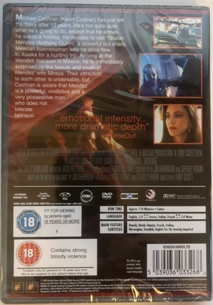 Kosto / Revenge (DVD) 1990