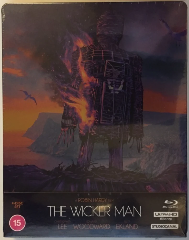 Uhrijuhla - The Wicker Man (1973) 50th Anniversary Steelbook (2 4K Ultra HD +2 Blu-ray) Limited Edition (1 Movie, 3 Cuts)