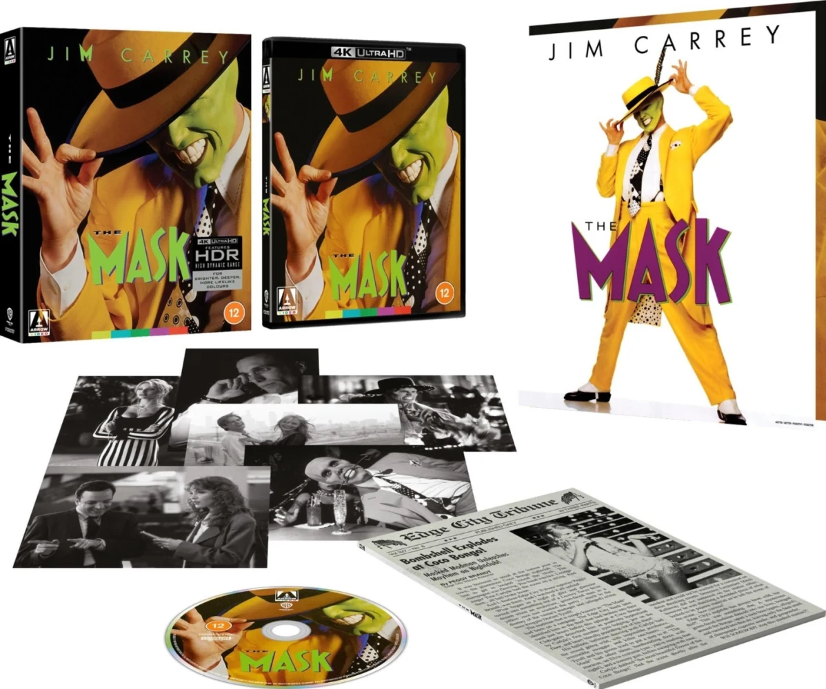 The Mask - Naamio - Nollasta Sankariksi - Limited Edition (1994) 4K Ultra HD (Arrow)