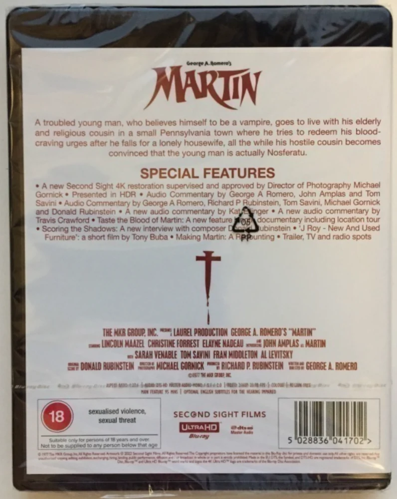 Martin (4K Ultra HD) George A. Romero (1977)