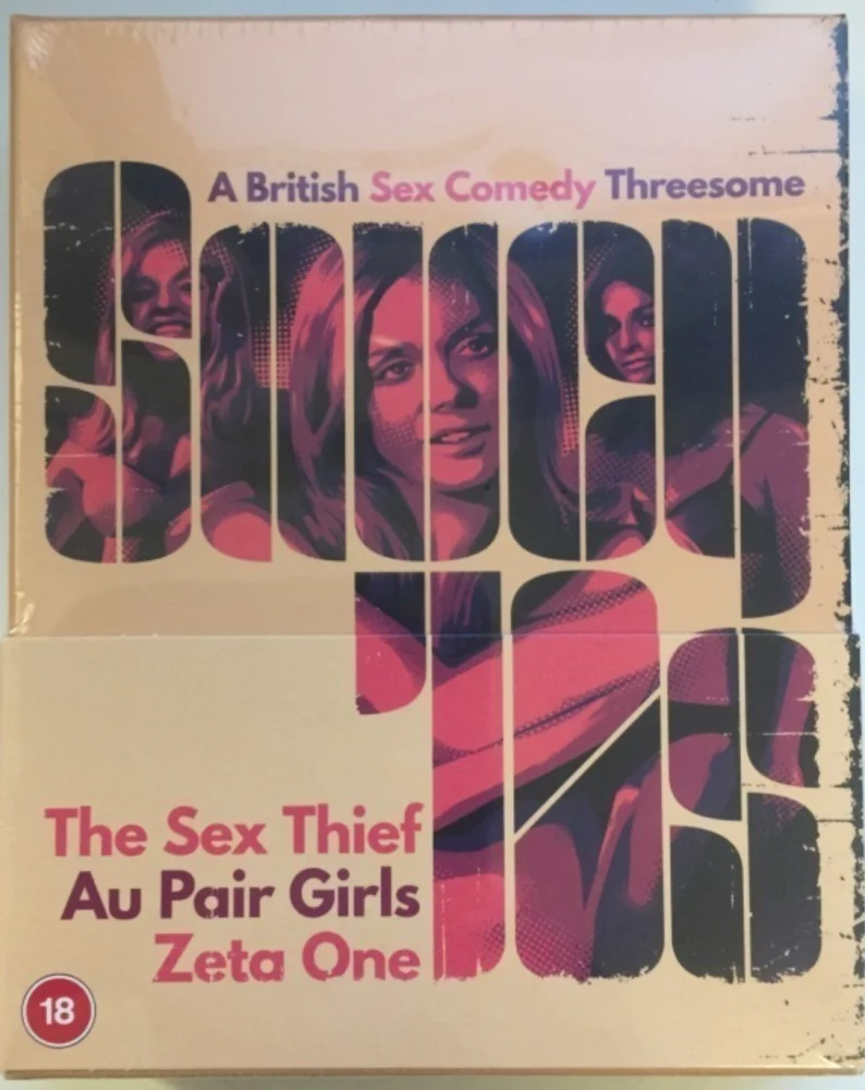 SAUCY 70s! - A British Sex Comedy Threesome - DELUXE COLLECTORS EDITION (3x Blu-ray) Tytön kallein tavara / Au pair - tytöt / Zeta - naarastiikeri
