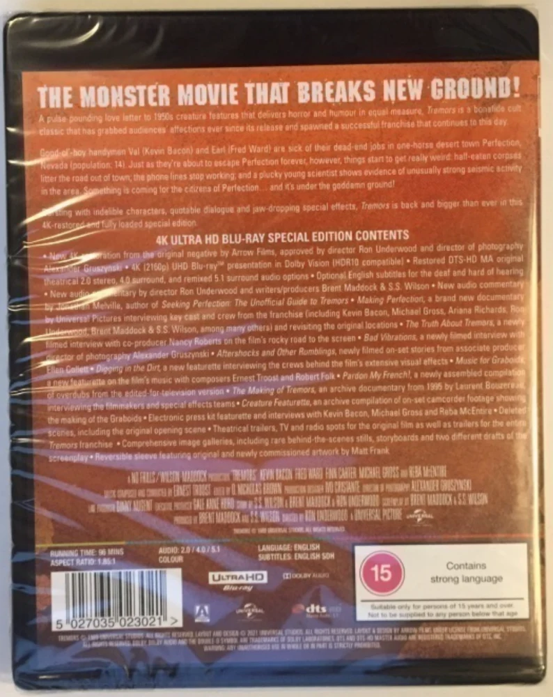 Väristyksiä - Tremors - Special Edition (4K Ultra HD) Arrow Video
