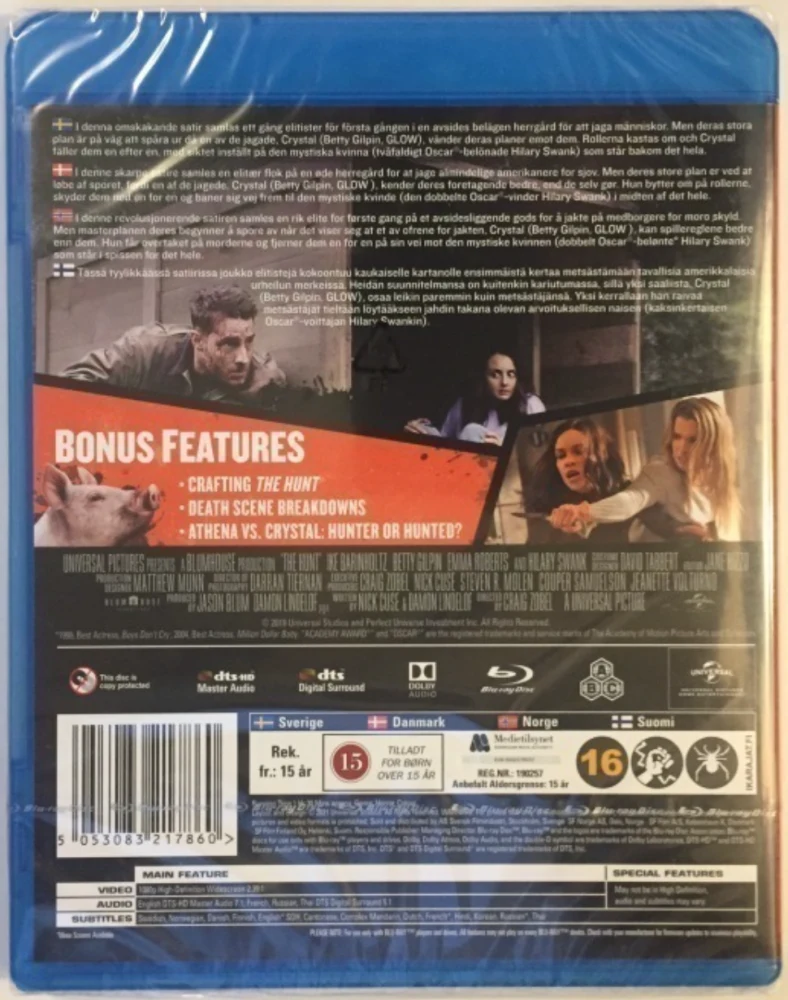The Hunt (Blu-ray) Hilary Swank (2020)