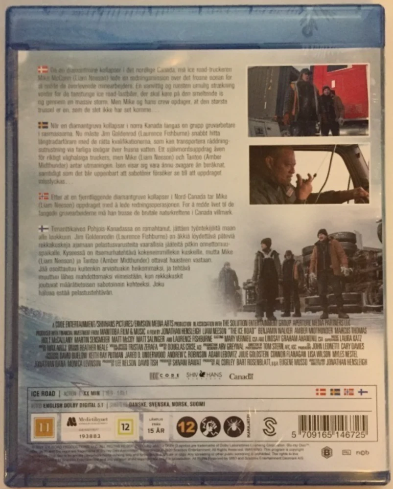 The Ice Road (Blu-ray) Liam Neeson (2021)