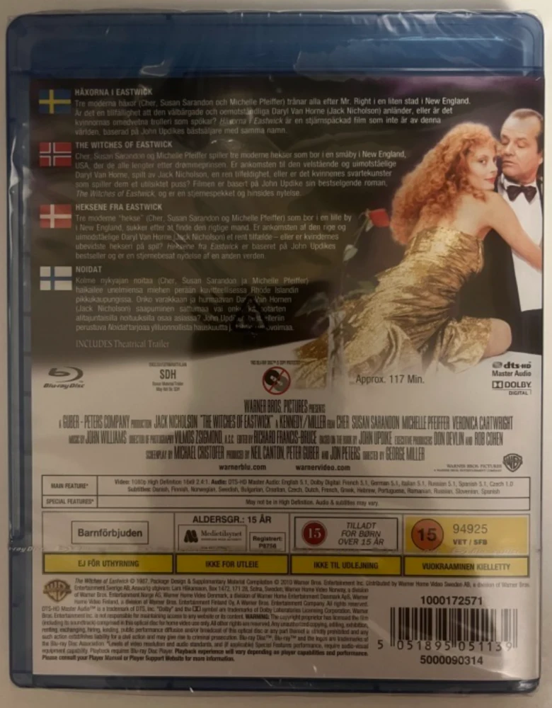 Noidat - The Witches of Eastwick (1987) Blu-ray