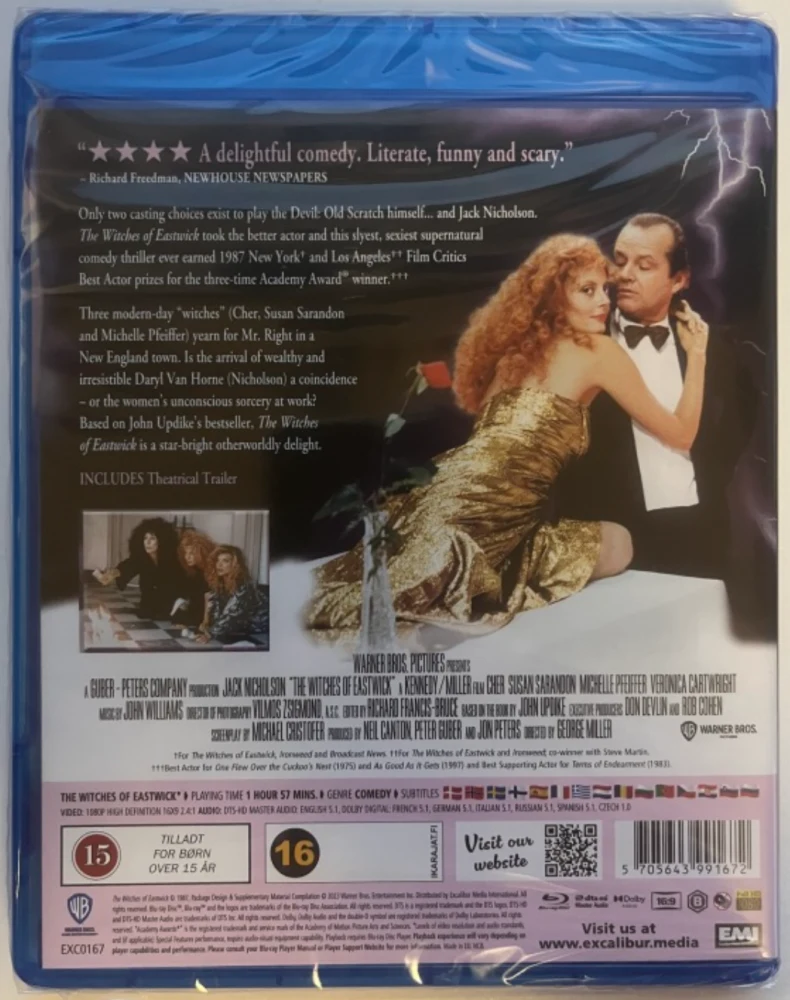 Noidat - The Witches of Eastwick (1987) Blu-ray