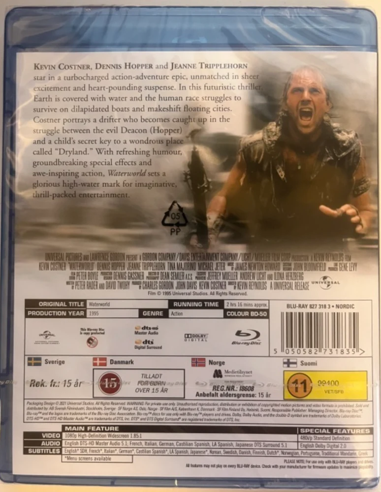 Waterworld (Blu-ray) Kevin Costner (1995)