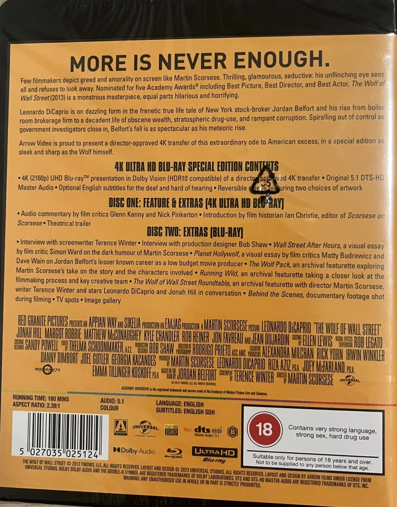 The Wolf of Wall Street - Special Edition (4K Ultra HD)