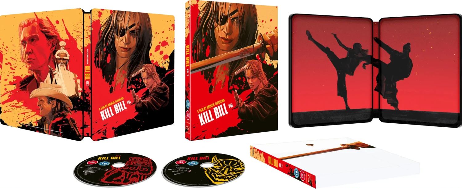 Kill Bill Volume 1 & 2 - Limited Edition Steelbook (4K Ultra HD + Blu-ray)