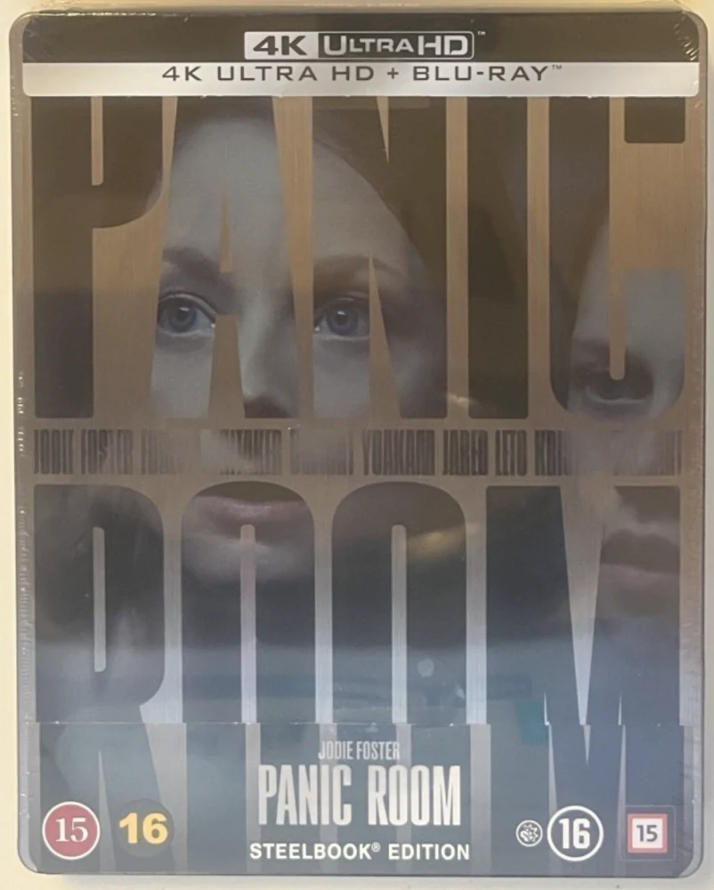 Panic Room (2002) Limited Edition Steelbook (4K UHD + Blu-ray + Bonus Blu-ray)