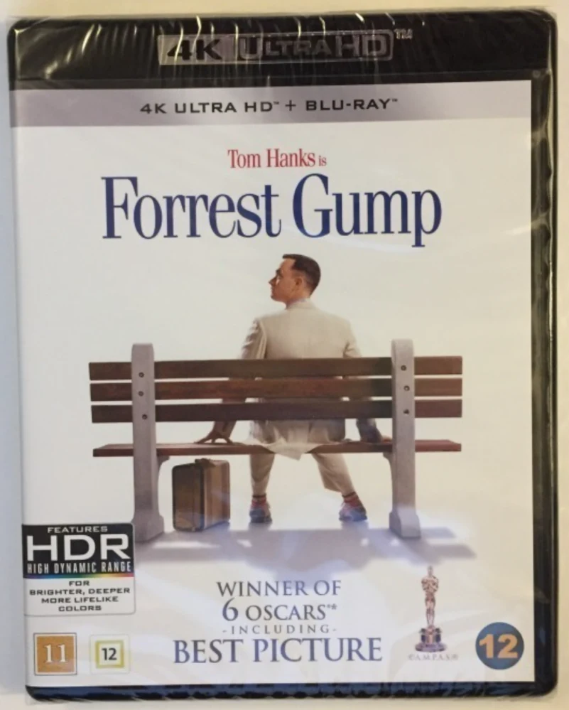 Forrest Gump (4K Ultra HD + Blu-ray) (2 disc) 1994