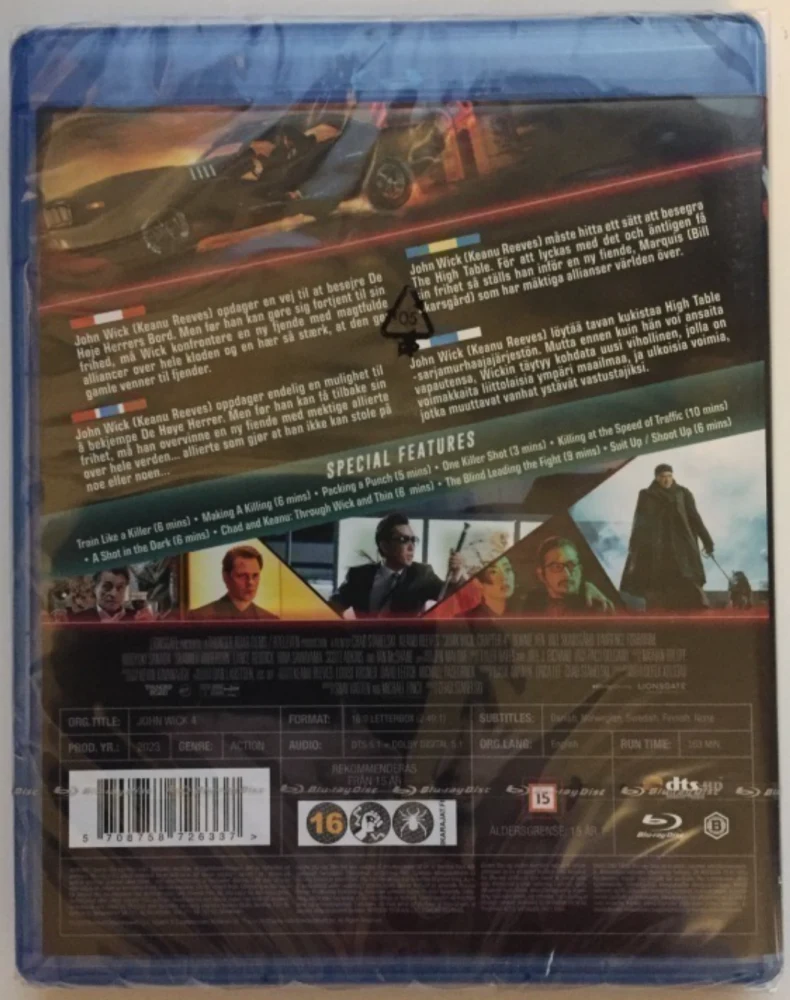 John Wick: Chapter 4 (Blu-ray) Keanu Reeves (2023)