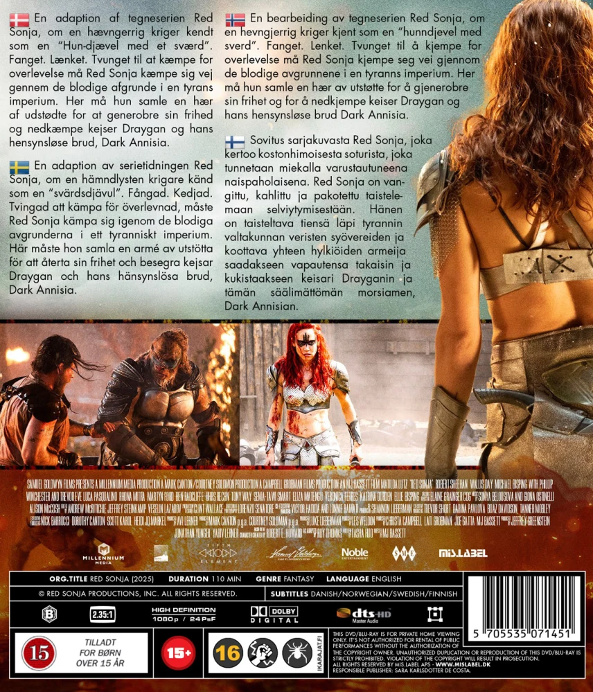 Red Sonja (2025) (Blu-ray)