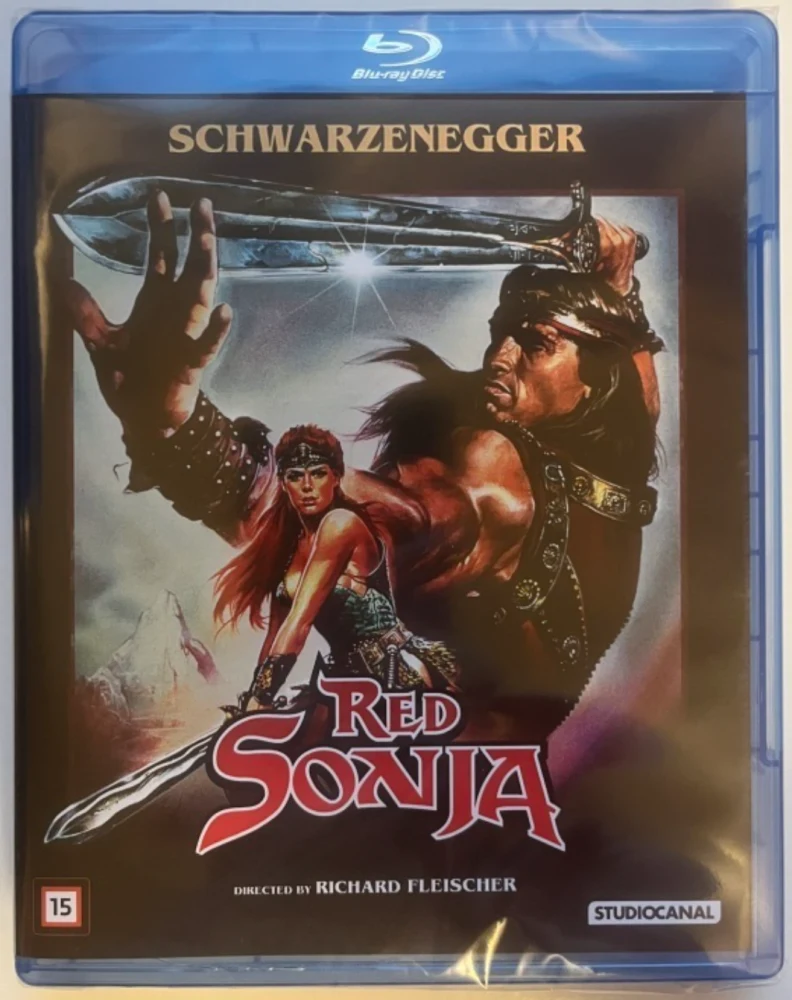 Red Sonja (Blu-ray) Arnold Schwarzenegger, Brigitte Nielsen