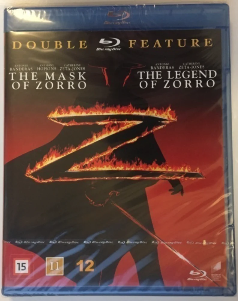 The Mask of Zorro / The Legend of the Zorro (2 disc) (Blu-ray) Zorron Naamio / Zorron Legenda