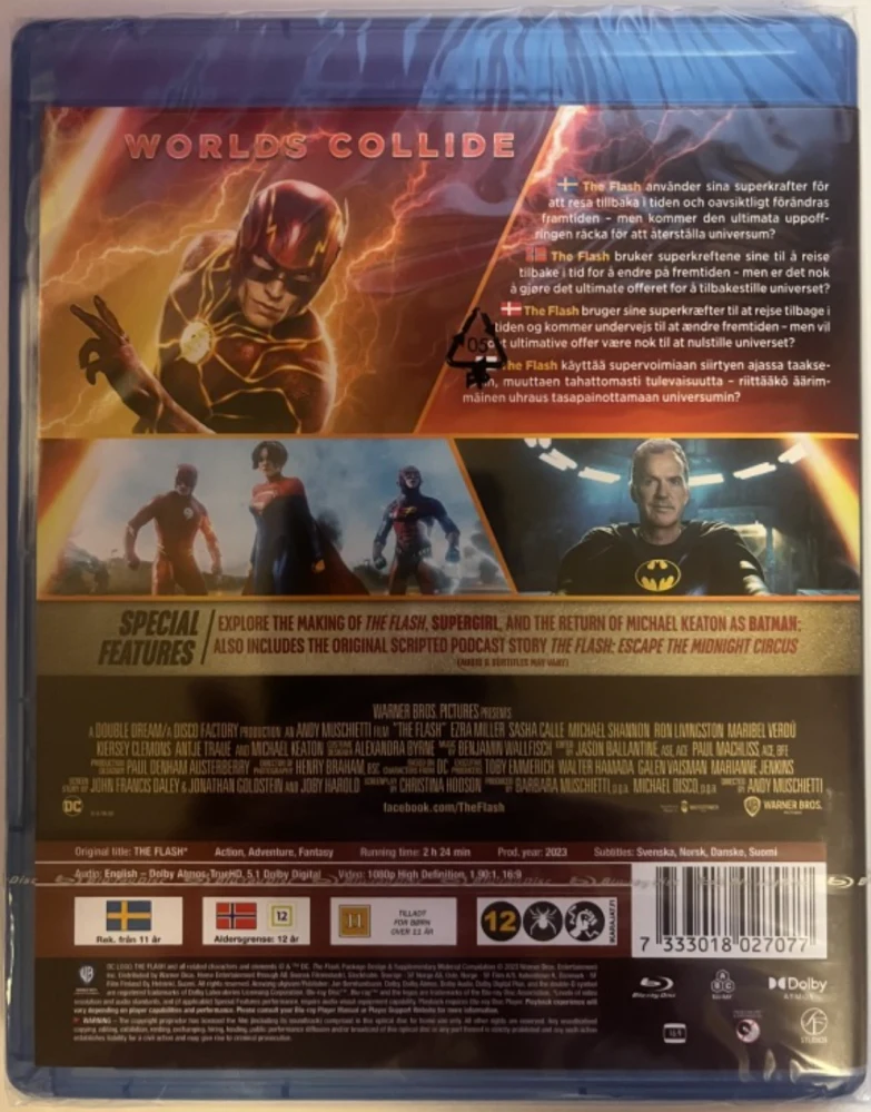 The Flash (Blu-ray) 2023 (Ezra Miller)