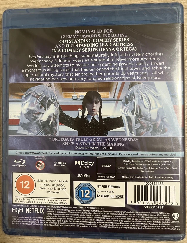 Wednesday - Season 1 (Blu-ray) (2022)