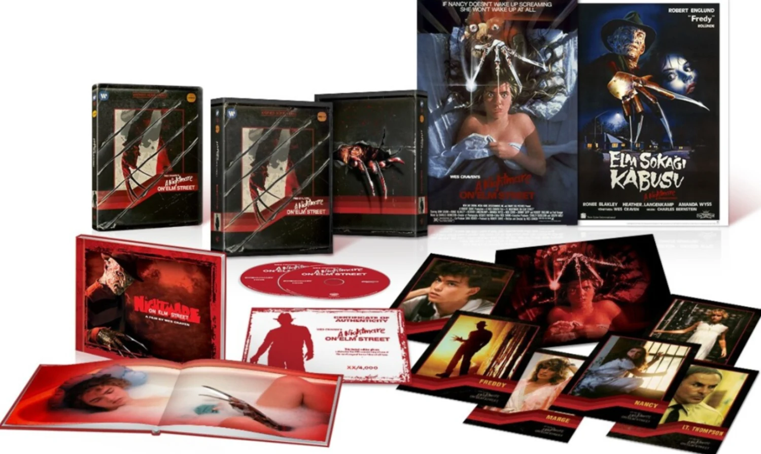Painajainen Elm Streetillä - A Nightmare on Elm Street  SteelBook / 40th Anniversary Ultimate Collector's Edition (4K Ultra HD + Blu-ray) 1 Movie, 2 Cuts