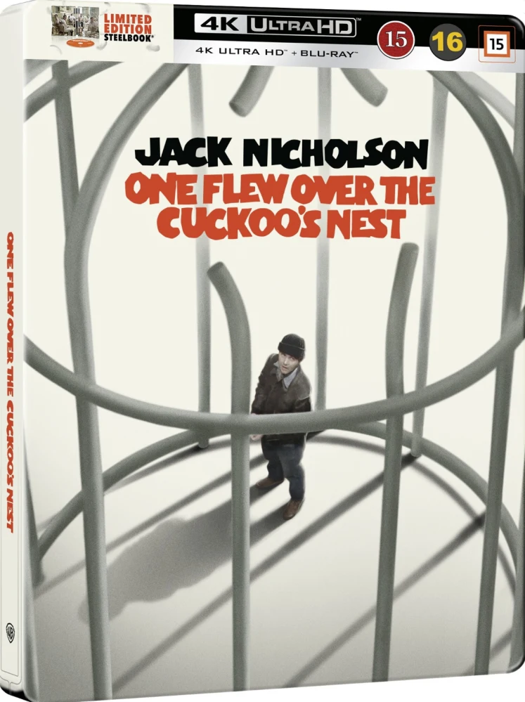 Yksi lensi yli käenpesän - One Flew Over The Cuckoo's Nest - Limited Edition Steelbook (4K Ultra HD + Blu-ray) (Nordic)