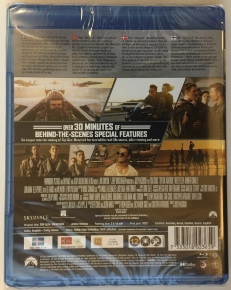 Top Gun: Maverick (Blu-ray) Tom Cruise (2022)