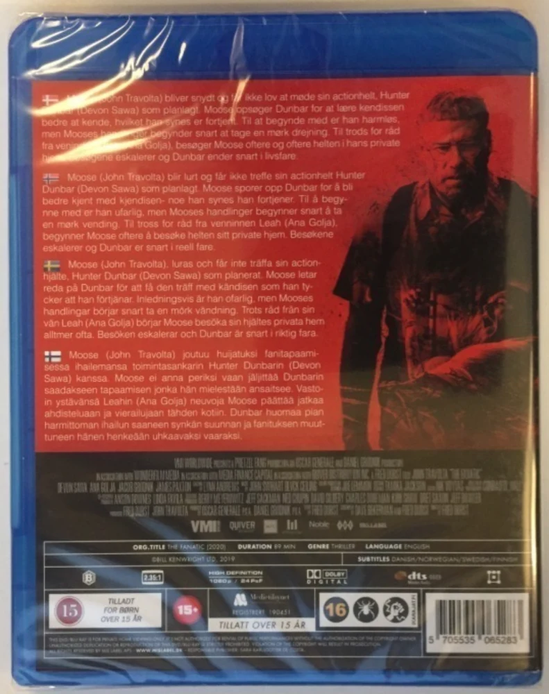 The Fanatic (Blu-ray) Ohjaus: Fred Durst (2020)