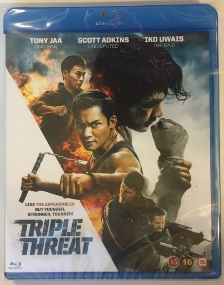 Triple threat (Blu-ray) Tony Jaa, Scott Adkins, Iku Uwais
