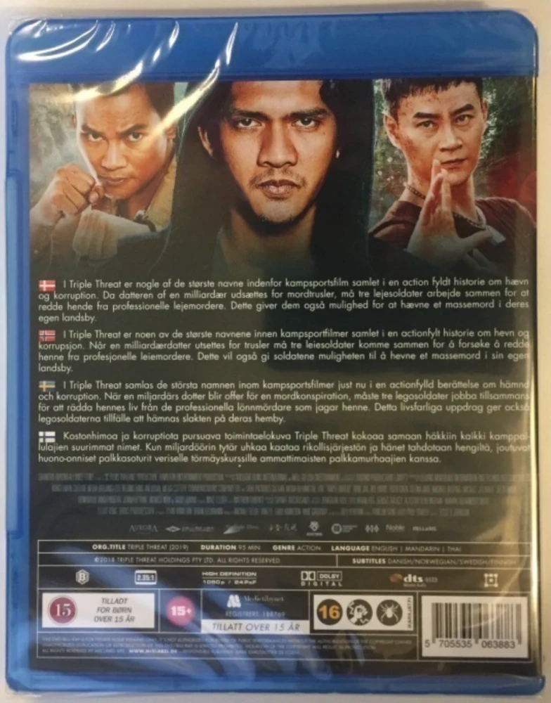 Triple threat (Blu-ray) Tony Jaa, Scott Adkins, Iku Uwais