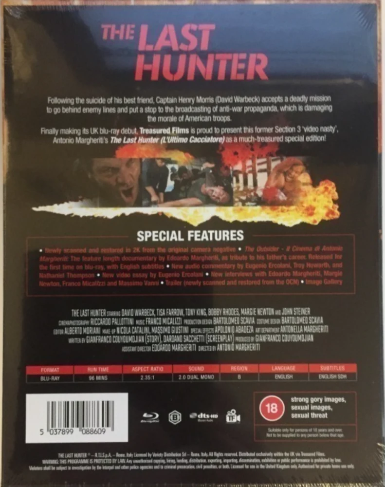 Viidakkoverilöyly - The Last Hunter (1980) Limited Edition (Blu-ray) L'ultimo cacciatore