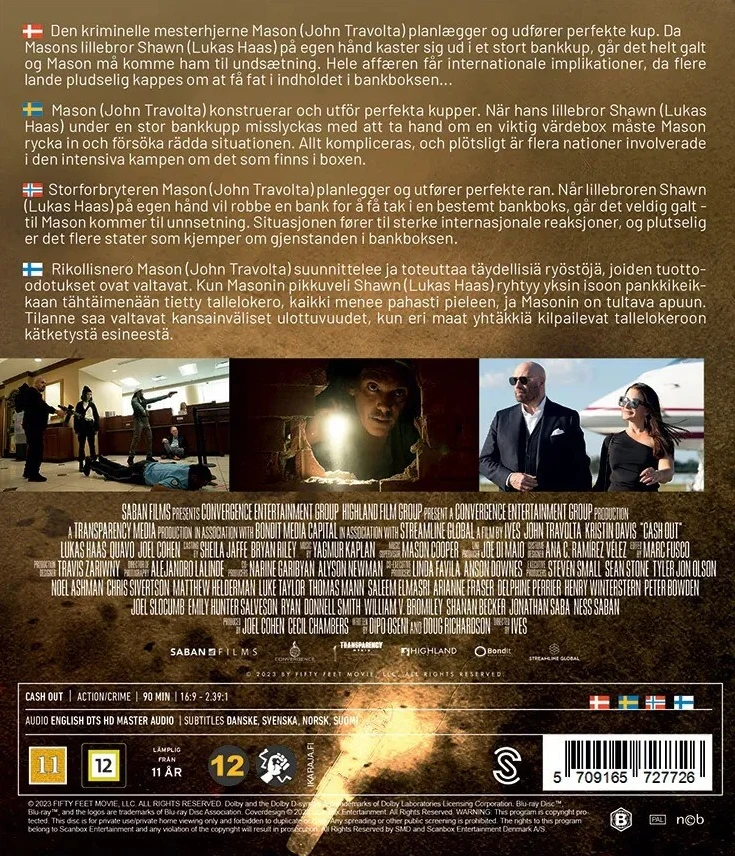 Cash Out (Blu-ray) 2024 (John Travolta)