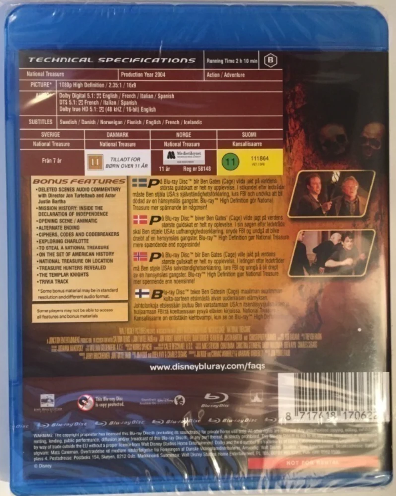 National Treasure - Kansallisaarre (Blu-ray)