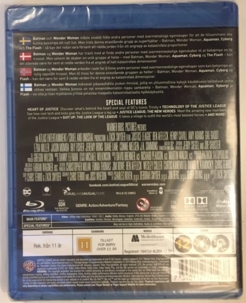 Justice League (Blu-ray) Ben Affleck (2017)