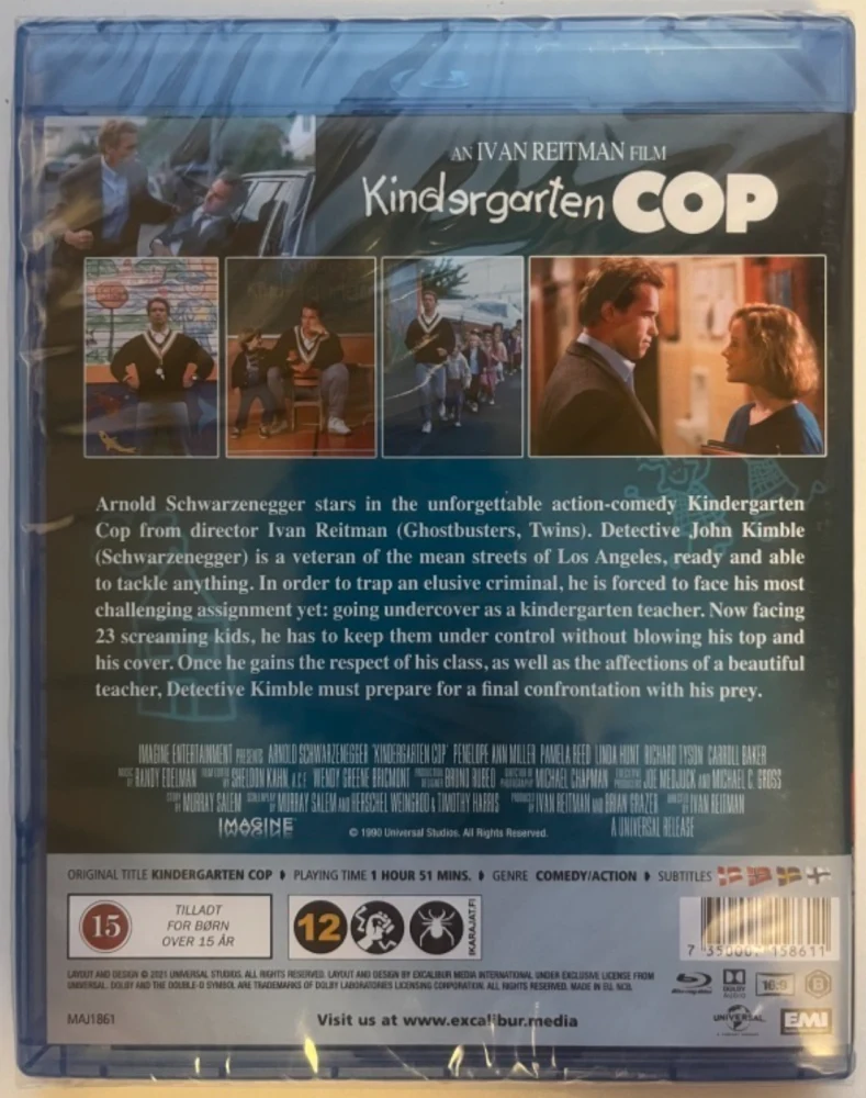Lastentarhan kyttä - Kindergarten Cop (Blu-ray)