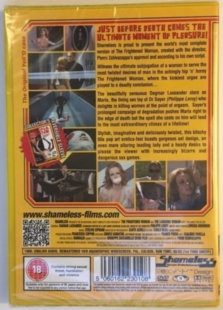 The Frightened Woman AKA Femina ridens AKA The Laughing Woman (DVD) (1969) Shameless