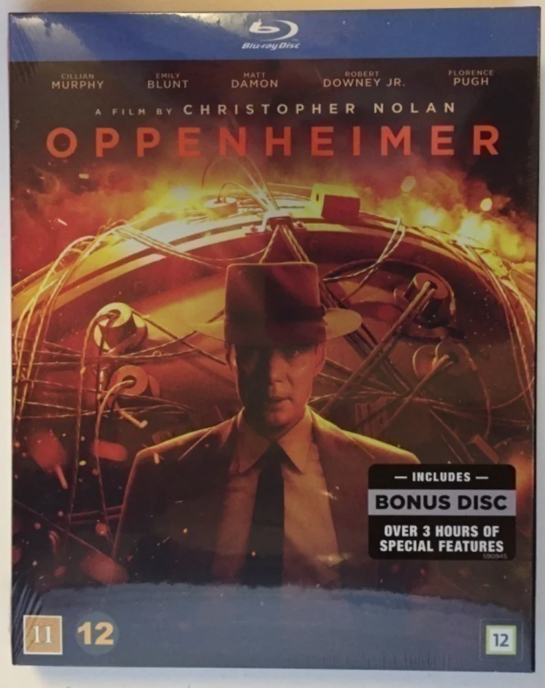 Oppenheimer (2023) 2x Blu-ray (Slipcover)