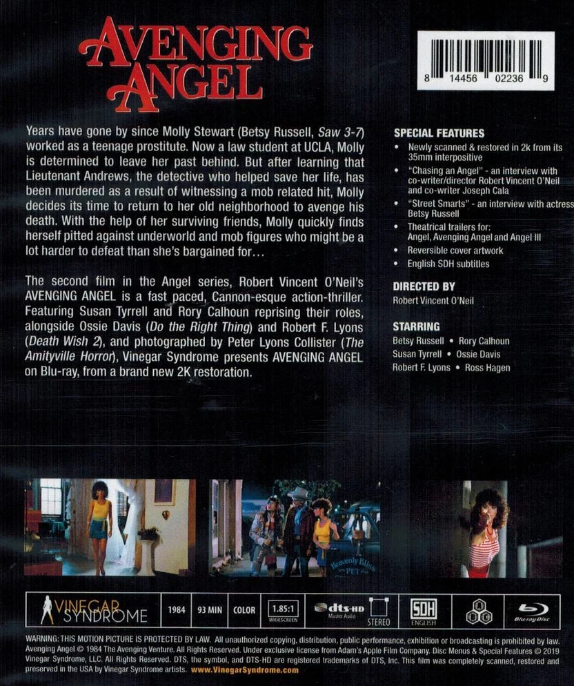 Avenging Angel (Blu-ray) 1985 (Angel II) Vinegar Syndrome